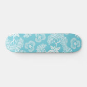 Skateboard Motif de fleurs (Horz)
