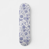 Skateboard Motif de fleurs (Devant)
