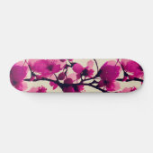 Skateboard Motif de fleurs de cerisiers doux (Horz)