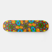 Skateboard Motif de fleurs esthétiques (Horz)