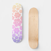 Skateboard Motif de fleurs - Skate (Recto)