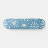 Skateboard Motif de flocon de neige (Horz)