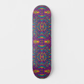 Skateboard Motif de flux psychédélique dynamique (Recto)