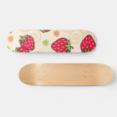 Skateboard Motif de fraises (Horz)
