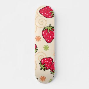 Skateboard Motif de fraises