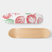 Skateboard Motif de fraises (Horz)
