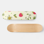 Skateboard Motif de fraises (Horz)