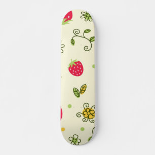 Skateboard Motif de fraises