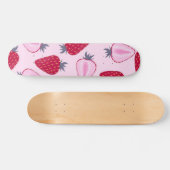 Skateboard Motif de fraises (Horz)