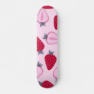 Skateboard Motif de fraises
