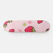 Skateboard Motif de fraises (Horz)
