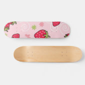 Skateboard Motif de fraises (Horz)