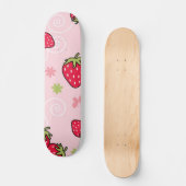 Skateboard Motif de fraises (Recto)
