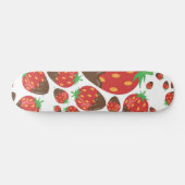 Skateboard Motif de fraises (Horz)