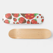 Skateboard Motif de fraises (Horz)
