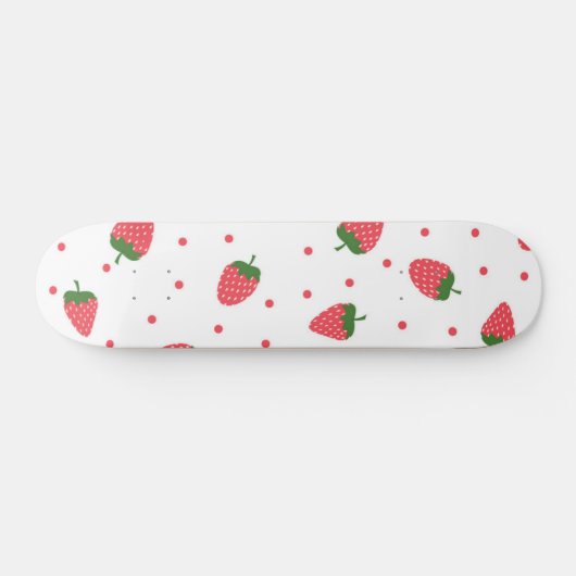Skateboard Motif de fraises (Horz)