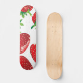 Skateboard Motif de fraises (Recto)