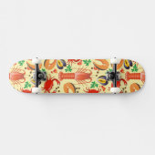 Skateboard Motif de fruits de mer (Horz)