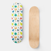 Skateboard Motif de fruits, Plum, Orange, Citron, Poire, Pomm (Recto)