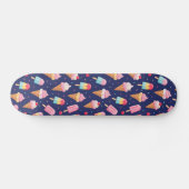 Skateboard Motif de glace, popsicles et cerises (Horz)