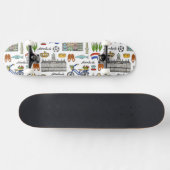 Skateboard Motif de griffonnage de Netherland (Horz)