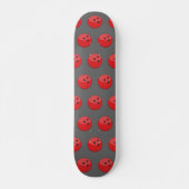 Skateboard Motif de la balle rouge de Bowling (Devant)