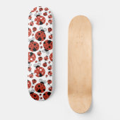 Skateboard Motif De Ladybugs, Mignons Ladybugs, Red Ladybugs (Recto)