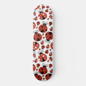 Skateboard Motif De Ladybugs, Mignons Ladybugs, Red Ladybugs (Recto)