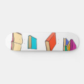 Skateboard Motif de livre (Horz)
