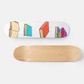 Skateboard Motif de livre (Horz)