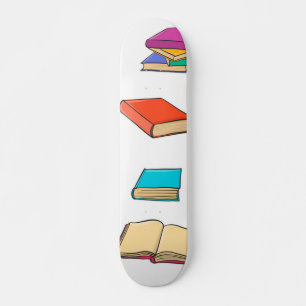Skateboard Motif de livre