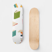 Skateboard Motif de livre (Recto)