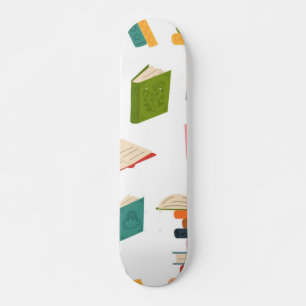 Skateboard Motif de livre