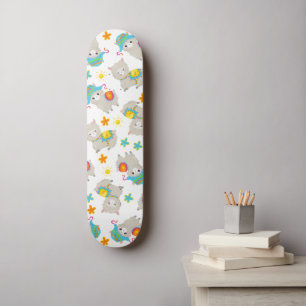 Skateboard Motif De Llamas, Cute Llamas, Alpacas, Fleurs