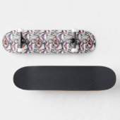Skateboard Motif de lunettes de hibou (Horz)
