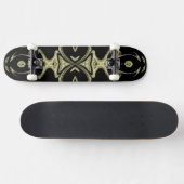 Skateboard motif de mode doré moderne (Horz)