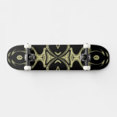 Skateboard motif de mode doré moderne (Horz)