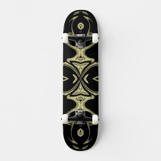 Skateboard motif de mode doré moderne (Recto)