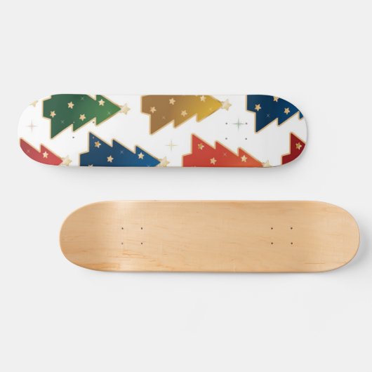 Skateboard Motif de Noël (Horz)