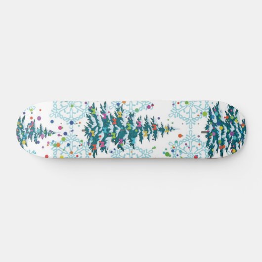 Skateboard Motif de Noël (Horz)