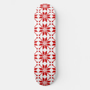 Skateboard Motif de Noël des flocs de neige de Noël