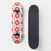Skateboard Motif de Noël des flocs de neige de Noël (Recto)