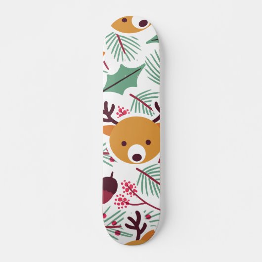 Skateboard Motif de Noël mignon (Devant)