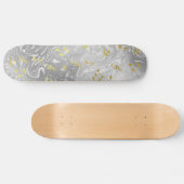 Skateboard motif de notes de musique élégant (Horz)