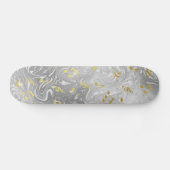 Skateboard motif de notes de musique élégant (Horz)