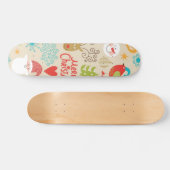 Skateboard Motif de nouvelle année (Horz)