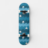 Skateboard Motif de papier de bateaux (Recto)