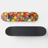 Skateboard Motif de paprika (Horz)