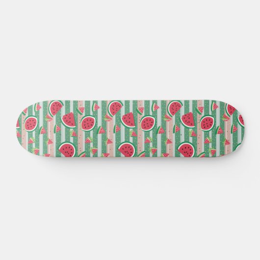 Skateboard Motif de pastèque (Horz)