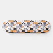 Skateboard Motif de pattes de chat (Horz)